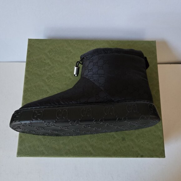 NIB Gucci GG nylon ankle boots G 10.5 US 11.5